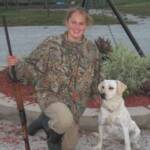 Emmy at about 2 years, first goose