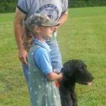 Krystal running Tory in the Junior handler event