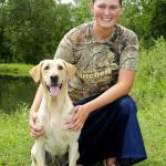 Rayne and owner/Trainer/handler Abby Eash